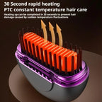 Rechargeable Mini Hair Straightener Comb