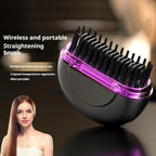 Rechargeable Mini Hair Straightener Comb