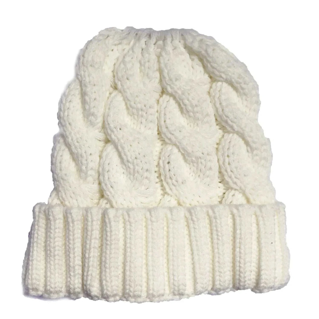 Women Warm Beanie Winter Hat – Knitted Pom Pom Cap