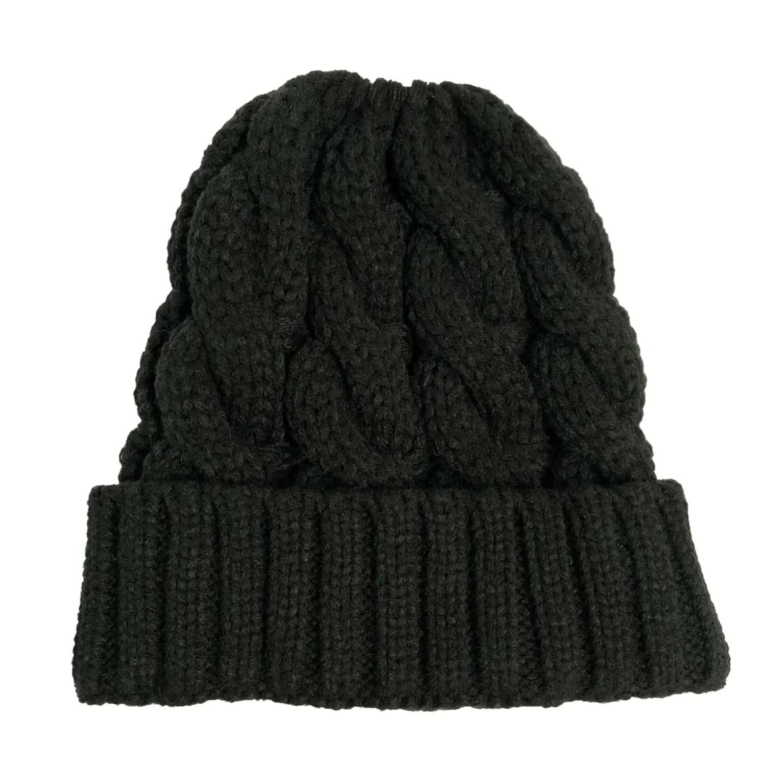 Women Warm Beanie Winter Hat – Knitted Pom Pom Cap