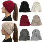 Women Warm Beanie Winter Hat – Knitted Pom Pom Cap