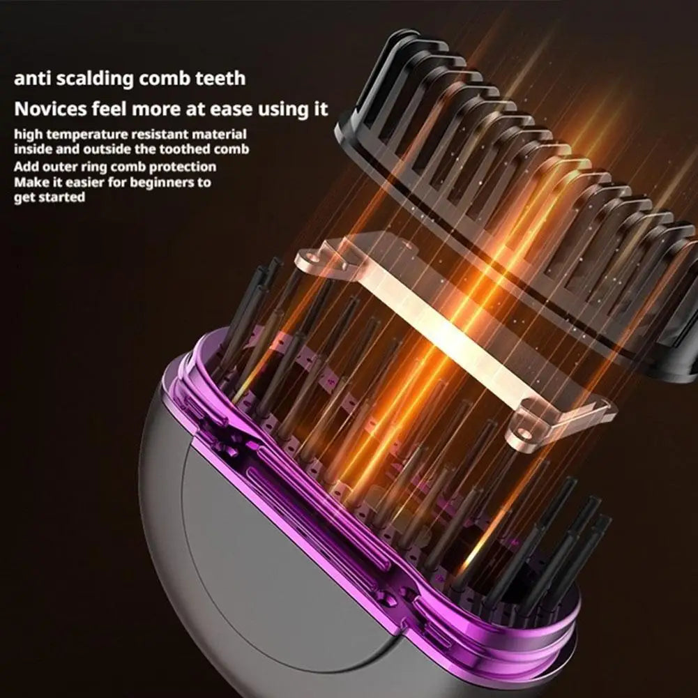 Rechargeable Mini Hair Straightener Comb