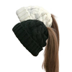 Women Warm Beanie Winter Hat – Knitted Pom Pom Cap