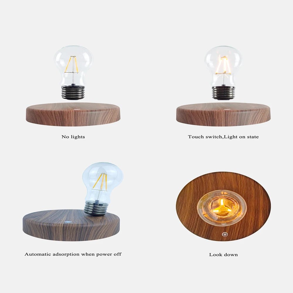 Floating Light Bulb Lamp – Stylish LED Décor - BuyfromSwiss