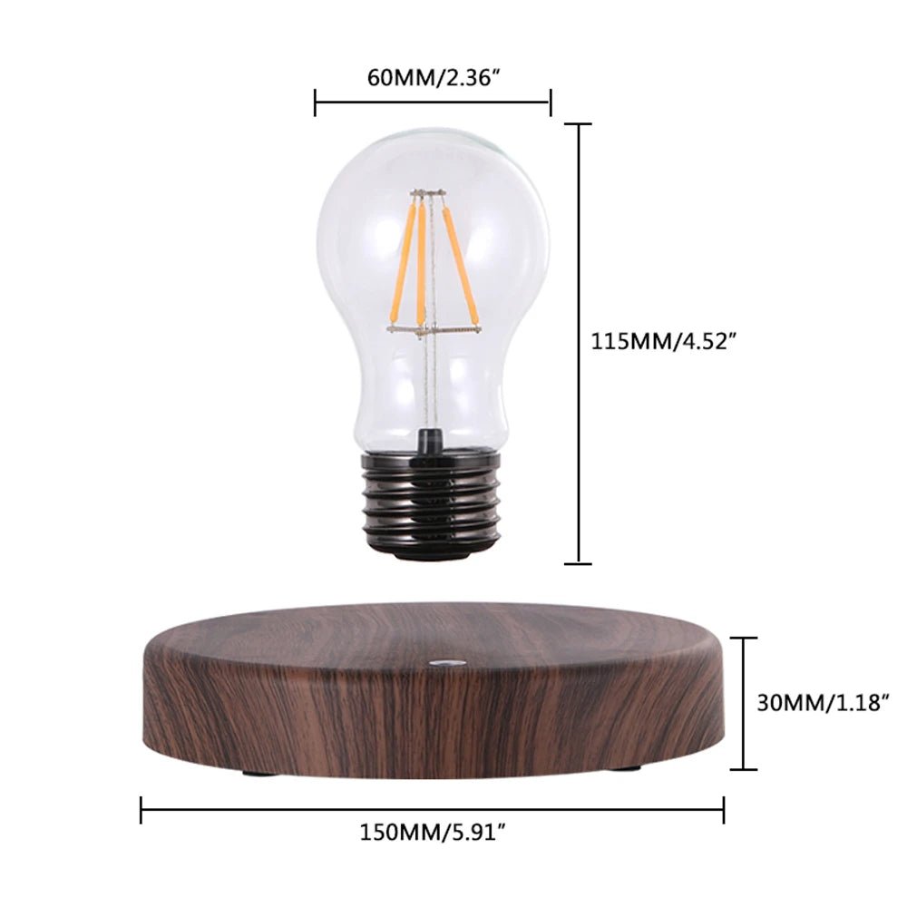 Floating Light Bulb Lamp – Stylish LED Décor - BuyfromSwiss