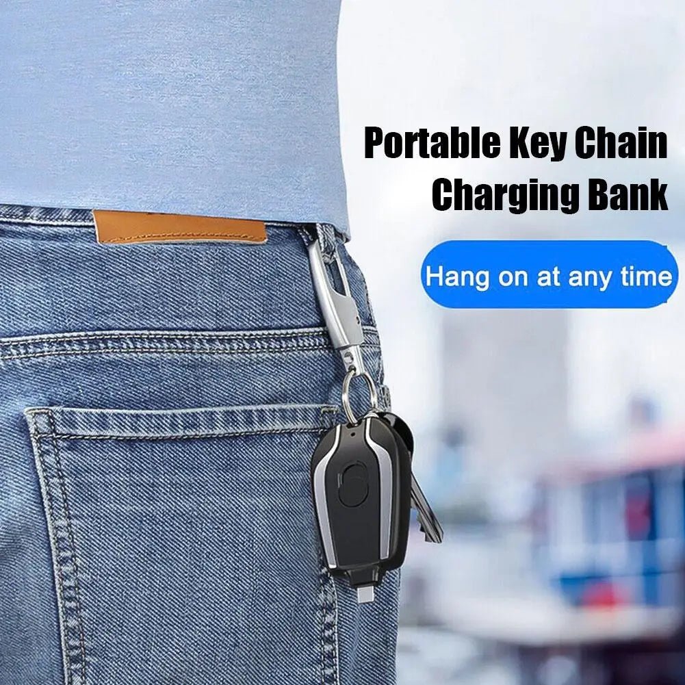 Mini Type - C Keychain Power Bank for iPhone & Android - BuyfromSwiss