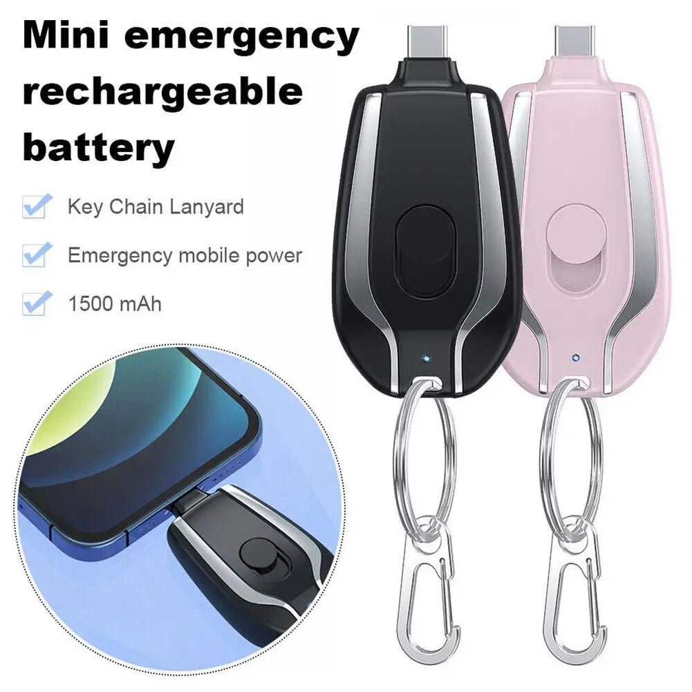 Mini Type - C Keychain Power Bank for iPhone & Android - BuyfromSwiss